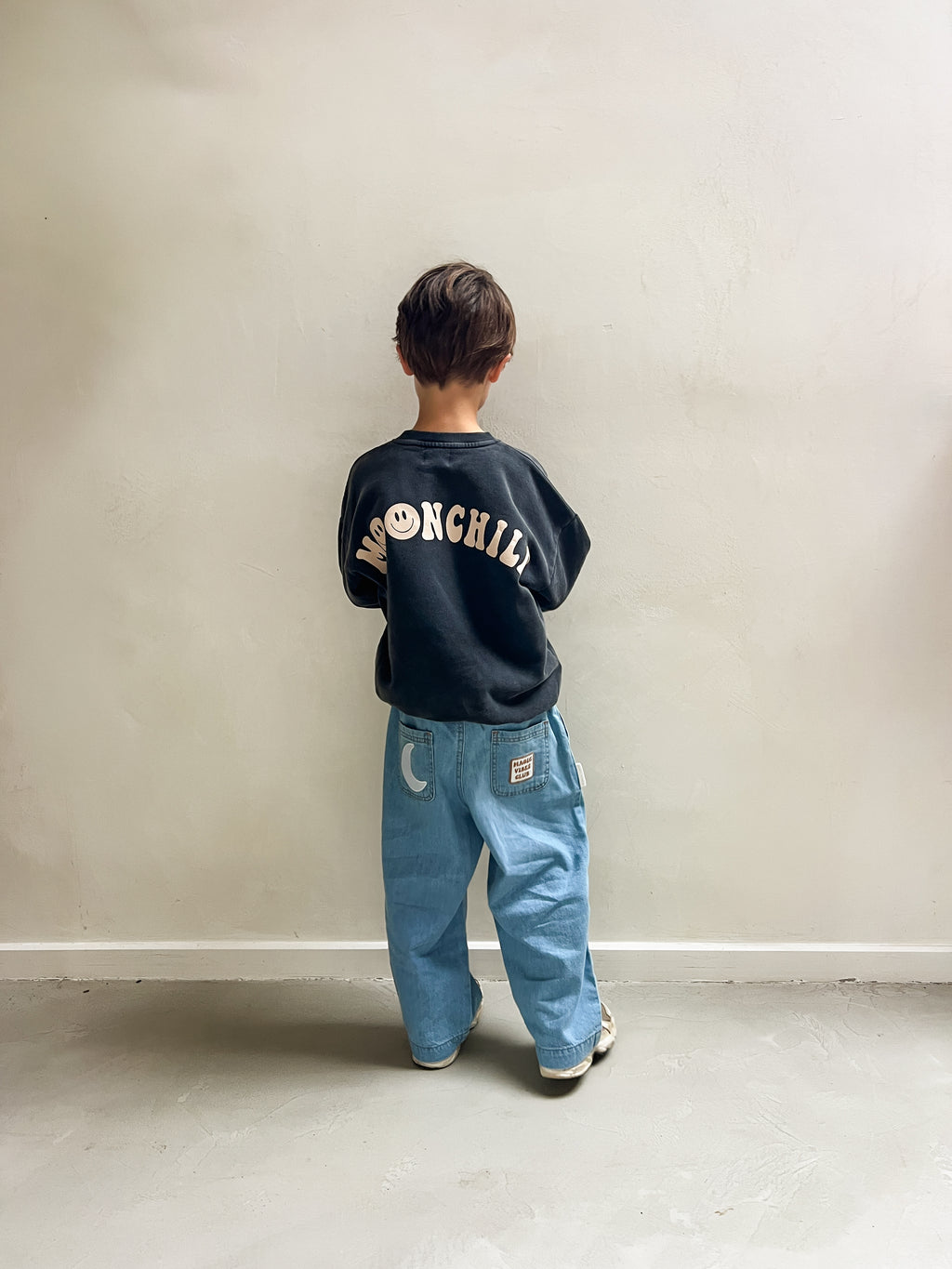 little MOONCHILD sweatshirt vintage grey