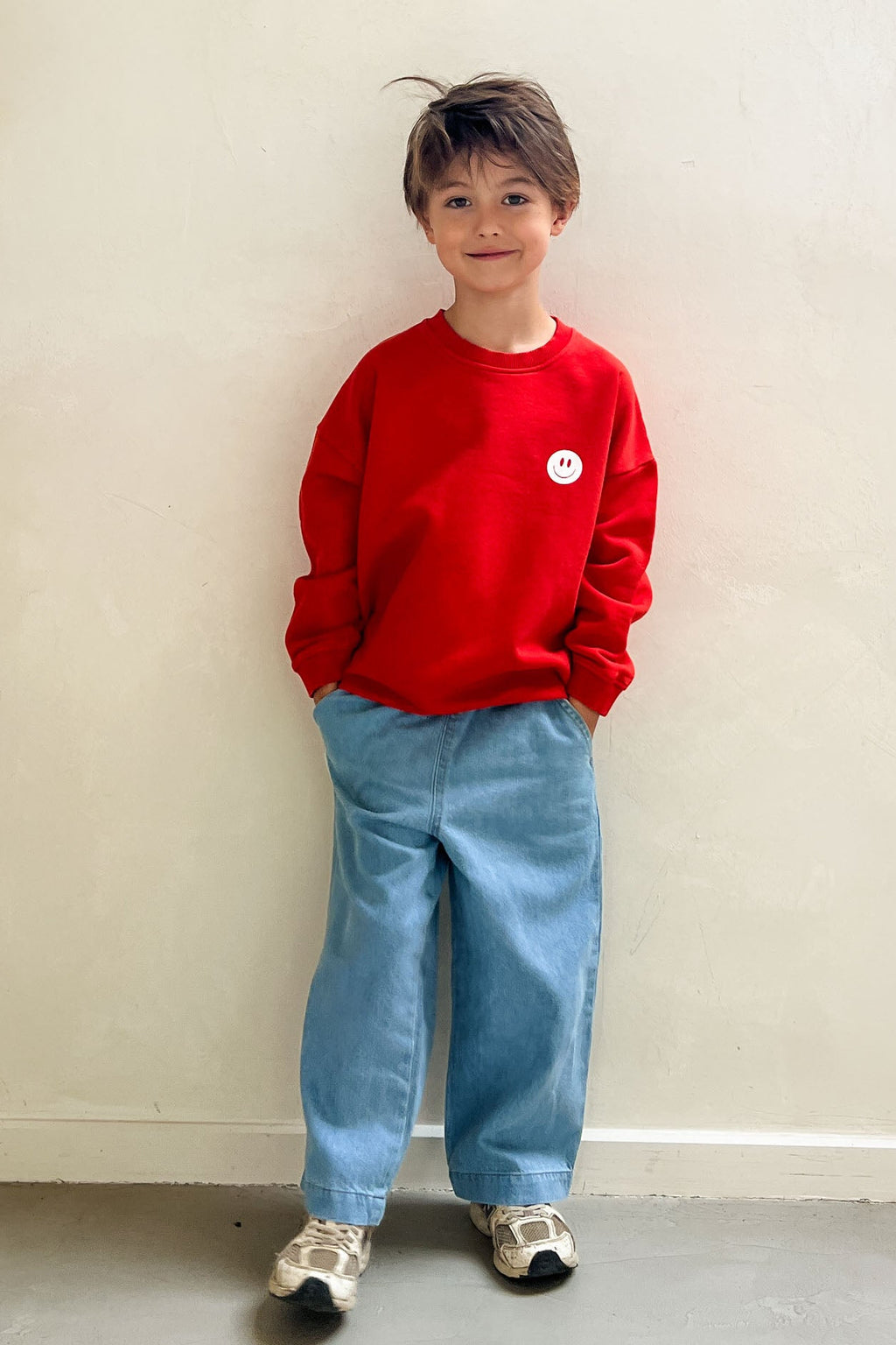 little fiery red NO RISK NO MAGIC loose fit