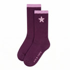purple STARFISH socks