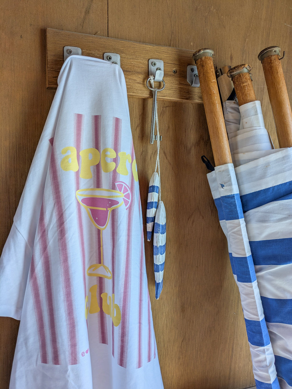 white APERO CLUB loose fit