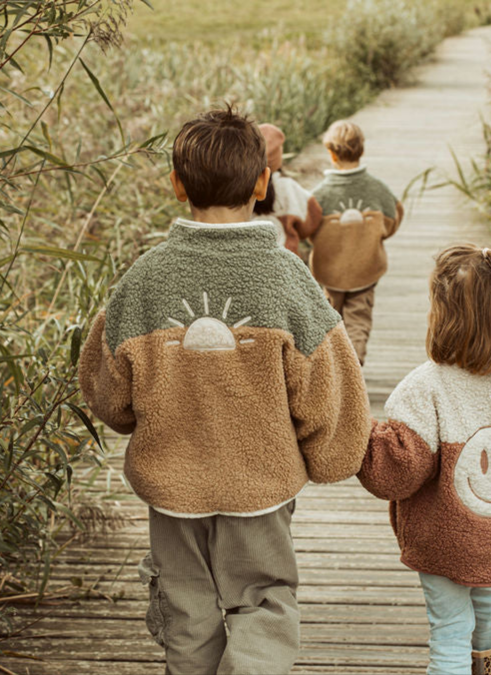 little teddy SUN JACKET soft green