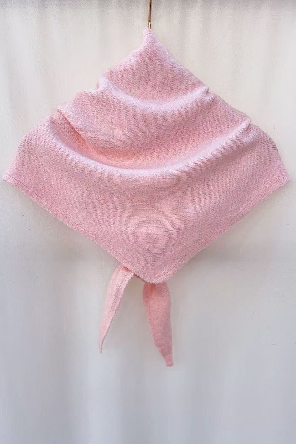 pastel pink SCARF triangle