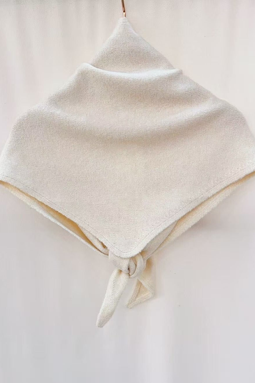 beige SCARF triangle