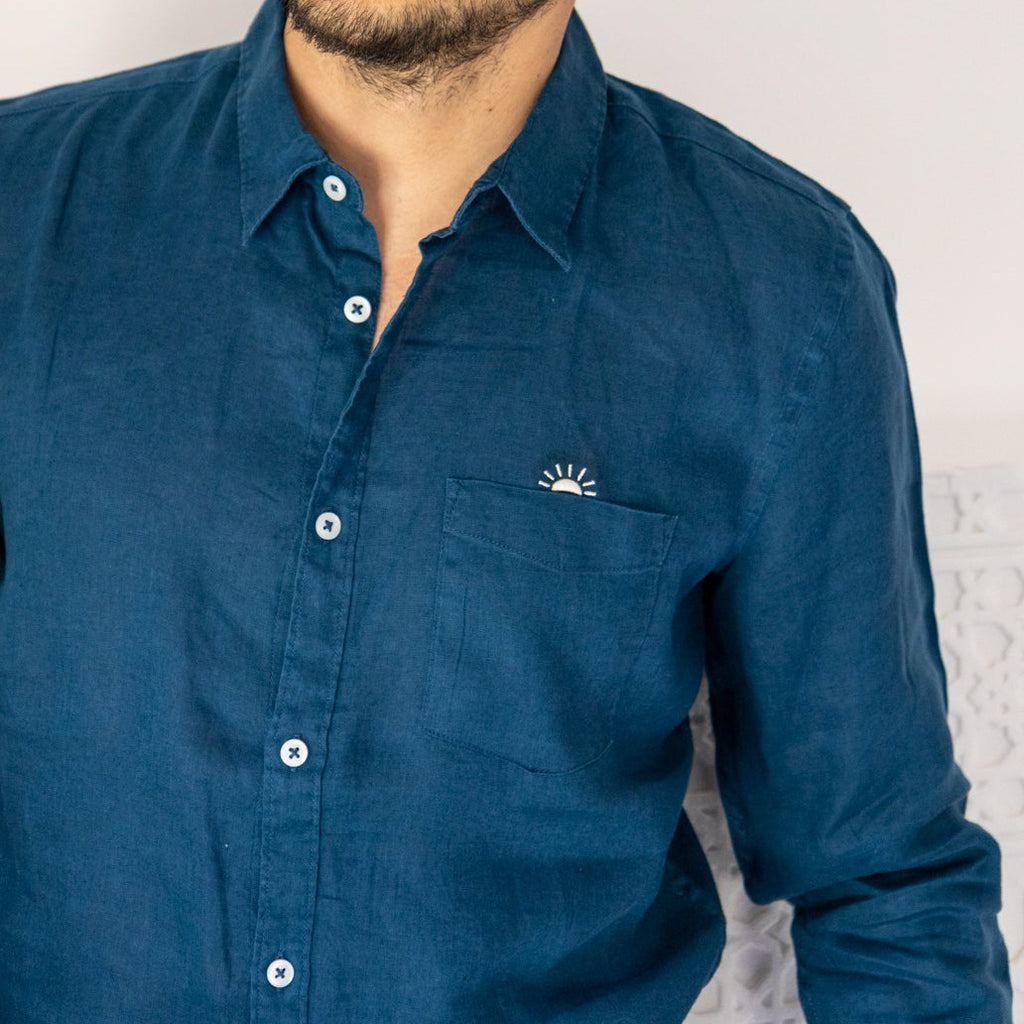 night blue SUNRISE shirt