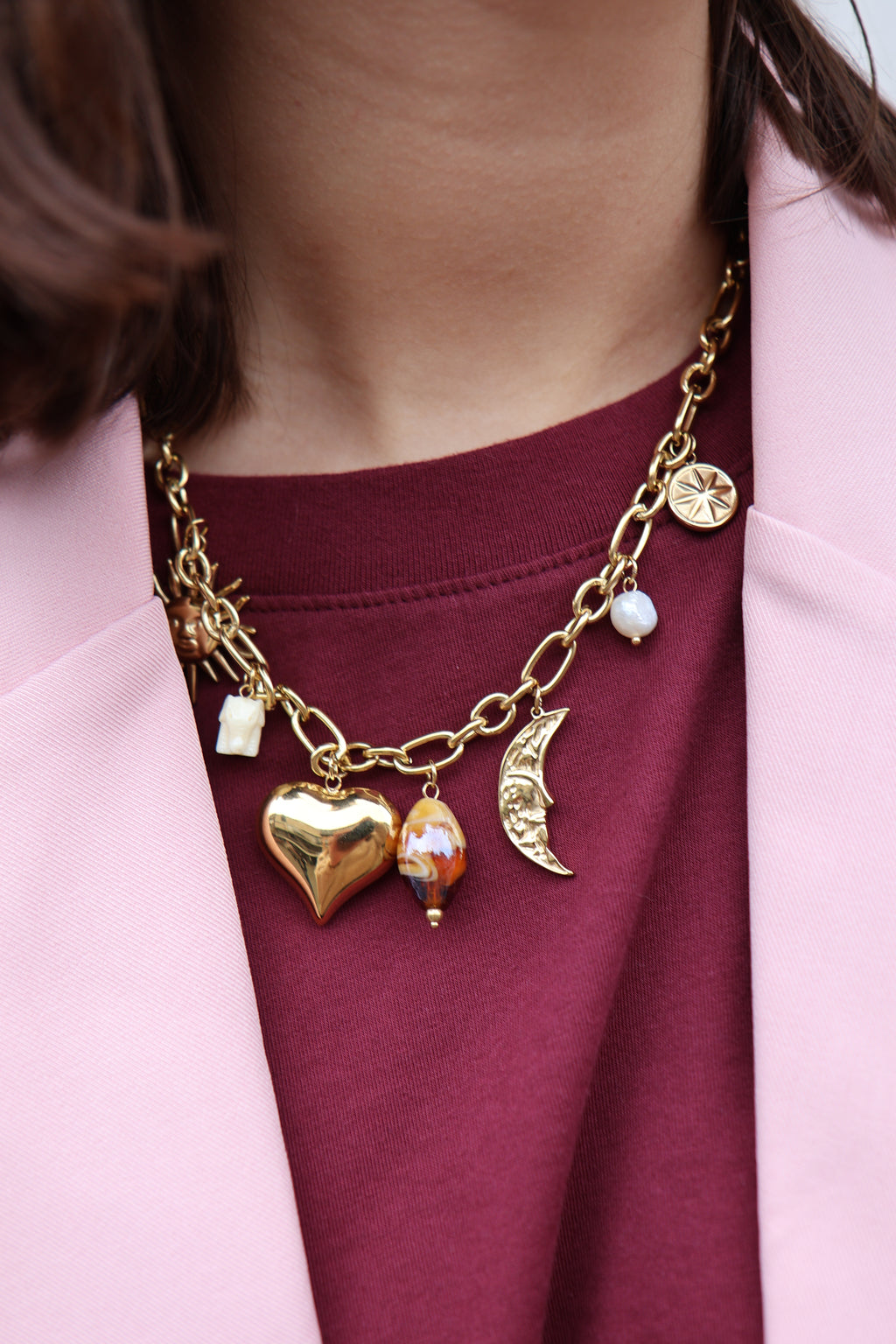 lucky elephant CHARM necklace