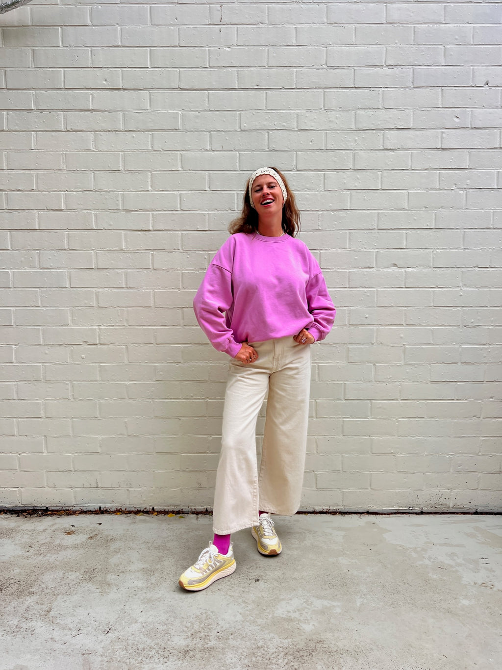 pink CLUB SOLEIL sweatshirt loose fit