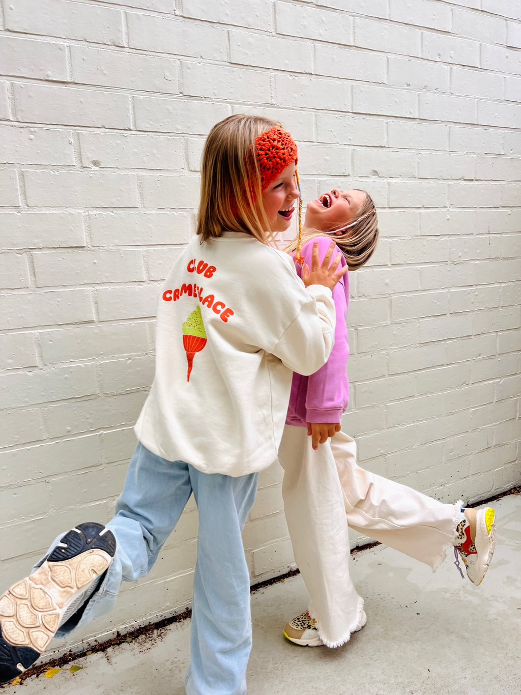 little CLUB CREME GLACE sweatshirt loose fit