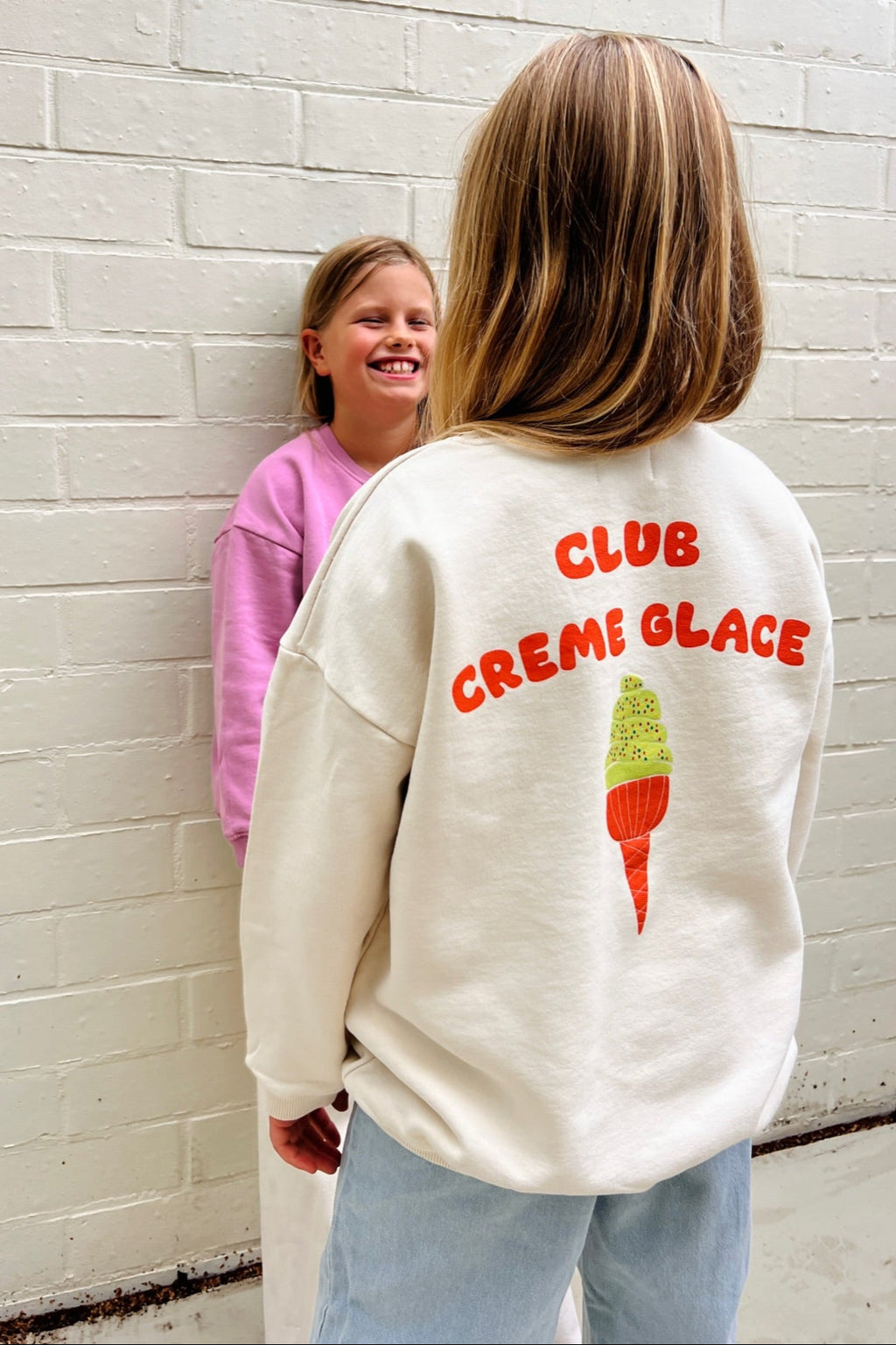 little CLUB CREME GLACE sweatshirt loose fit