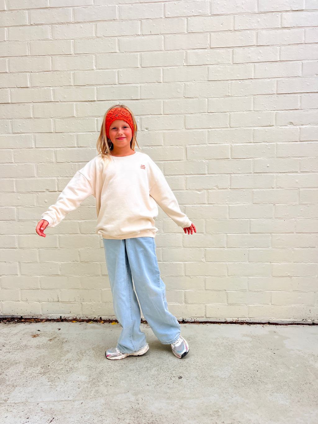 little CLUB CREME GLACE sweatshirt loose fit