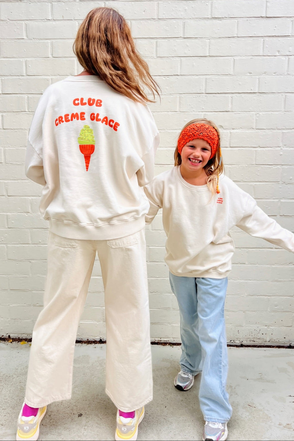 little CLUB CREME GLACE sweatshirt loose fit