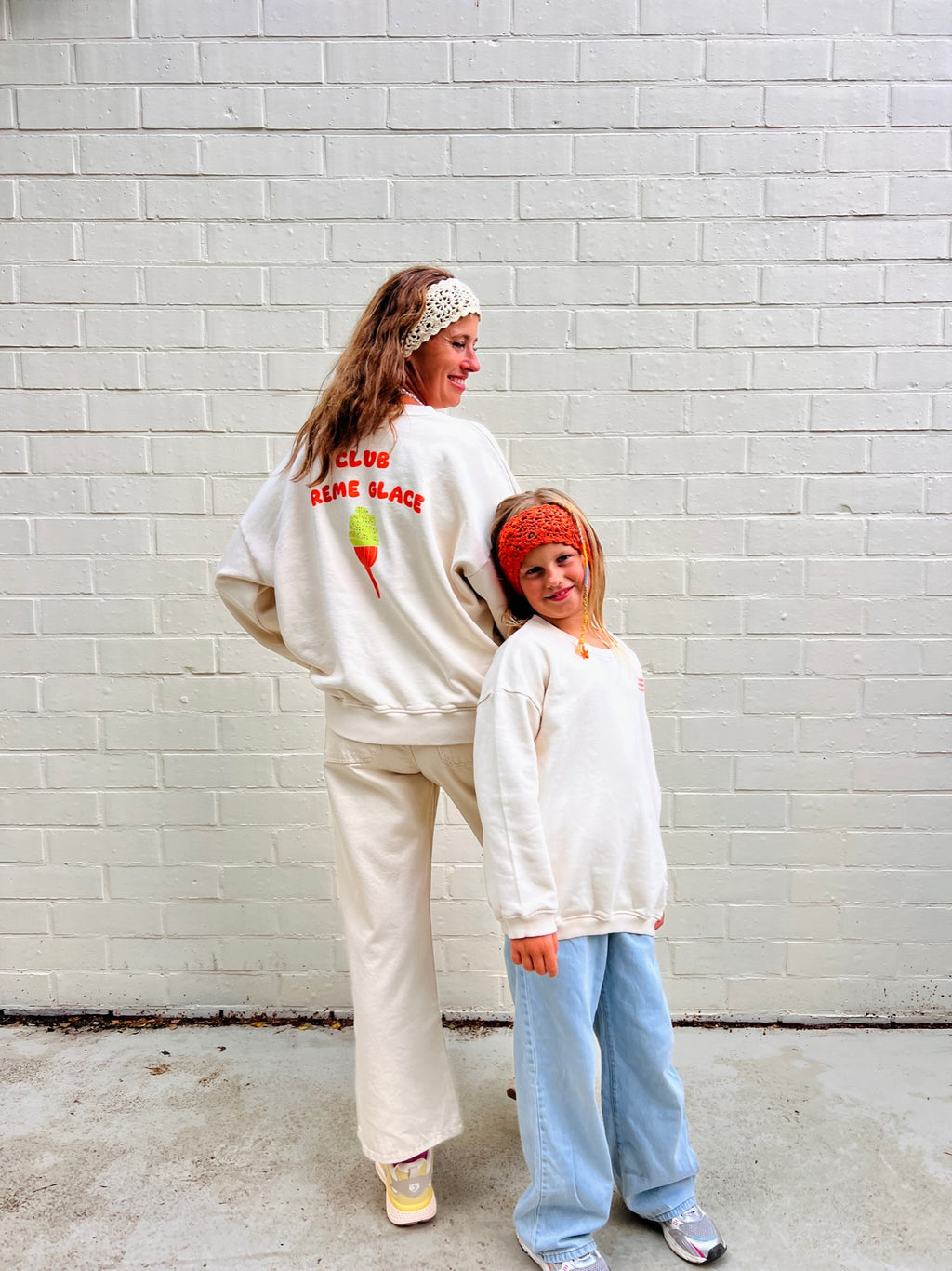 little CLUB CREME GLACE sweatshirt loose fit