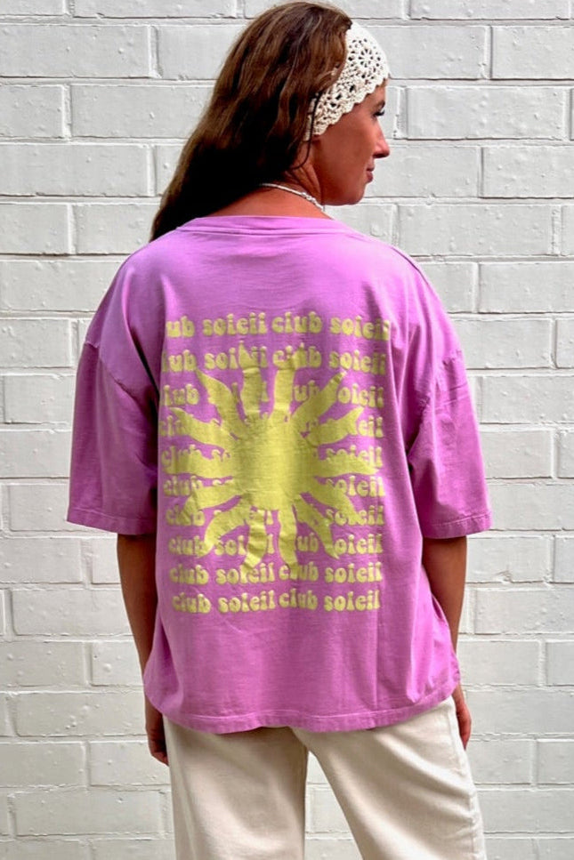 pink CLUB SOLEIL t-shirt loose fit
