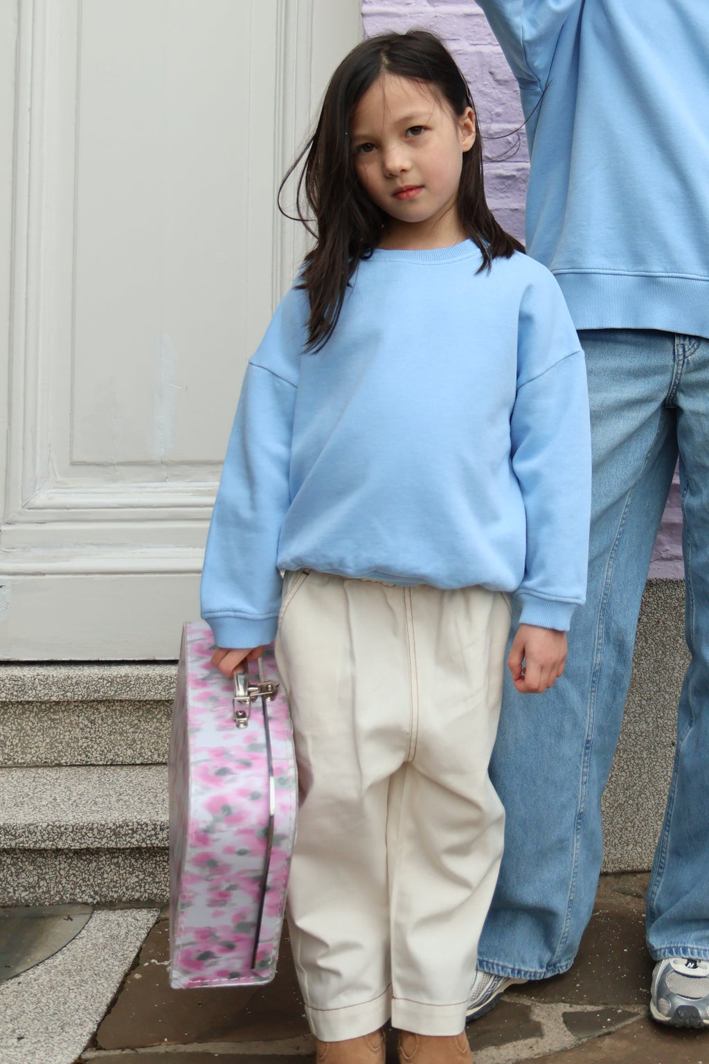 little light blue CLUB SOLEIL SUN sweatshirt loose fit