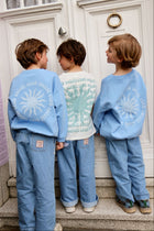 little light blue CLUB SOLEIL SUN sweatshirt loose fit