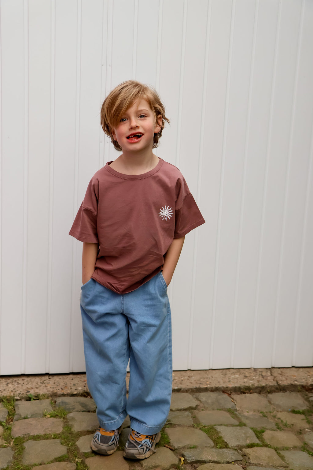 blue denim pants MOON kids