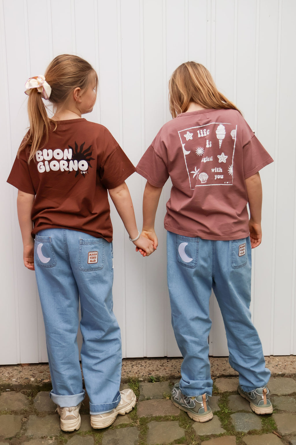 blue denim pants MOON kids