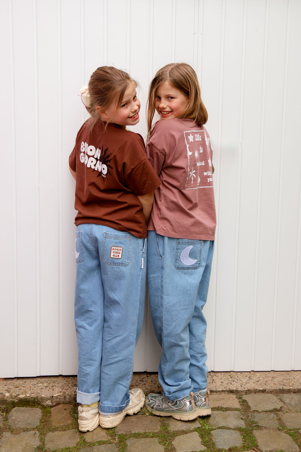 blue denim pants MOON kids