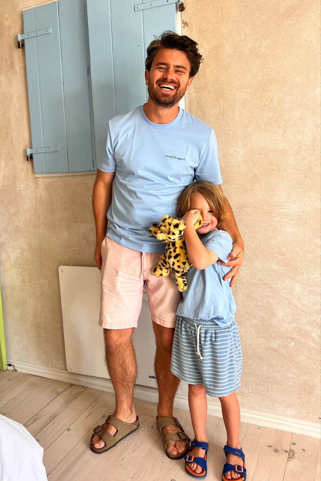 capri blue little ROADTRIPPER t-shirt