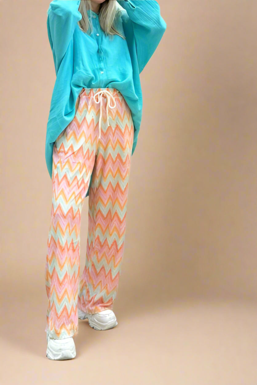 OLIVIA terry pants APEROL