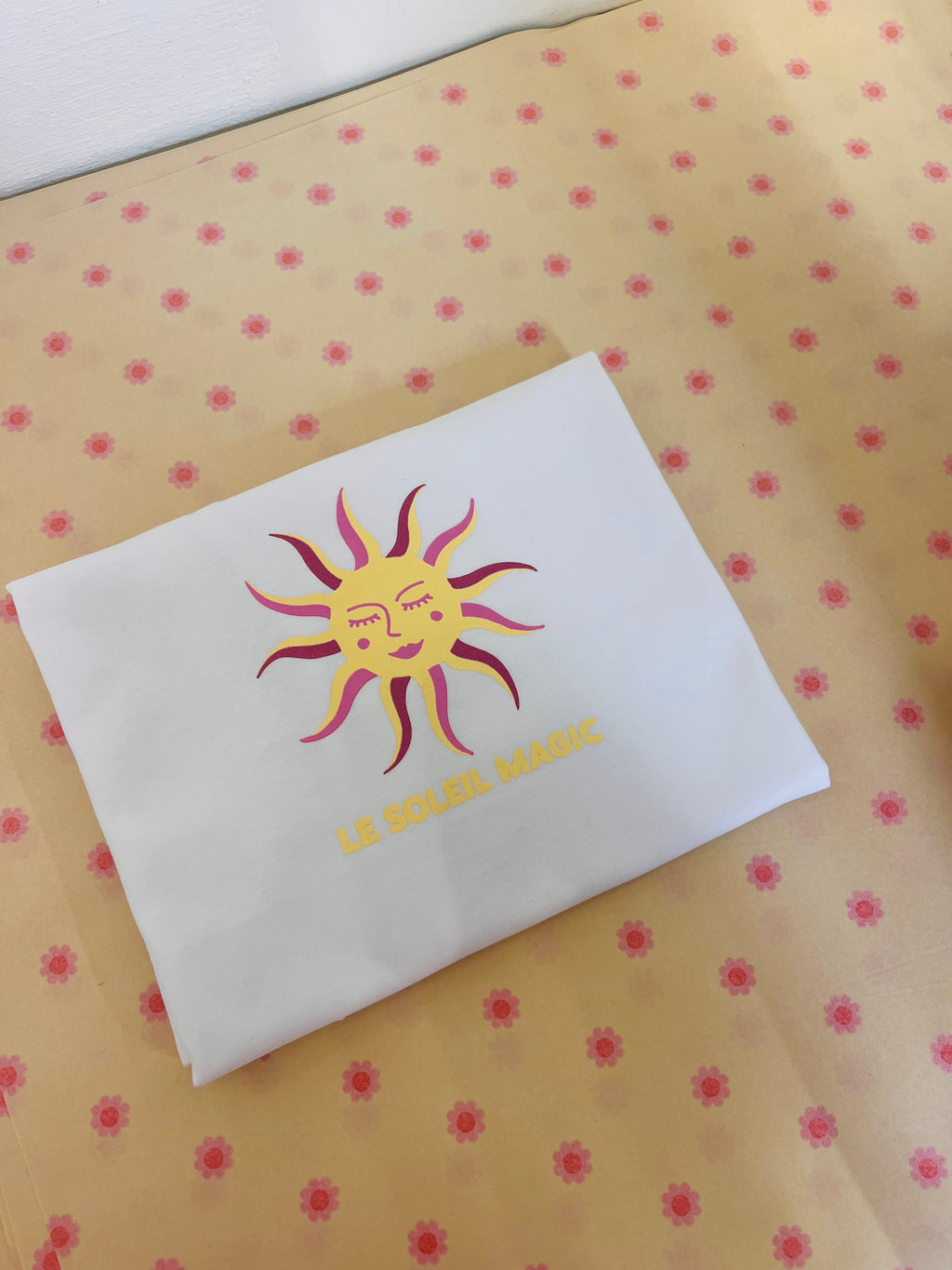 white LE SOLEIL MAGIC loose fit t-shirt