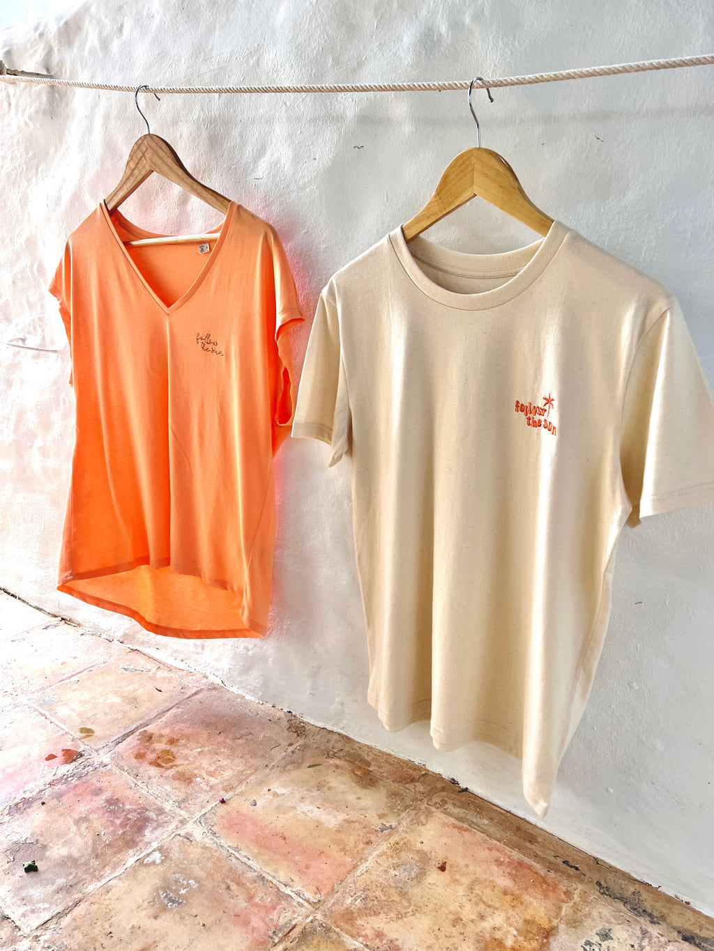 warm orange FOLLOW THE SUN