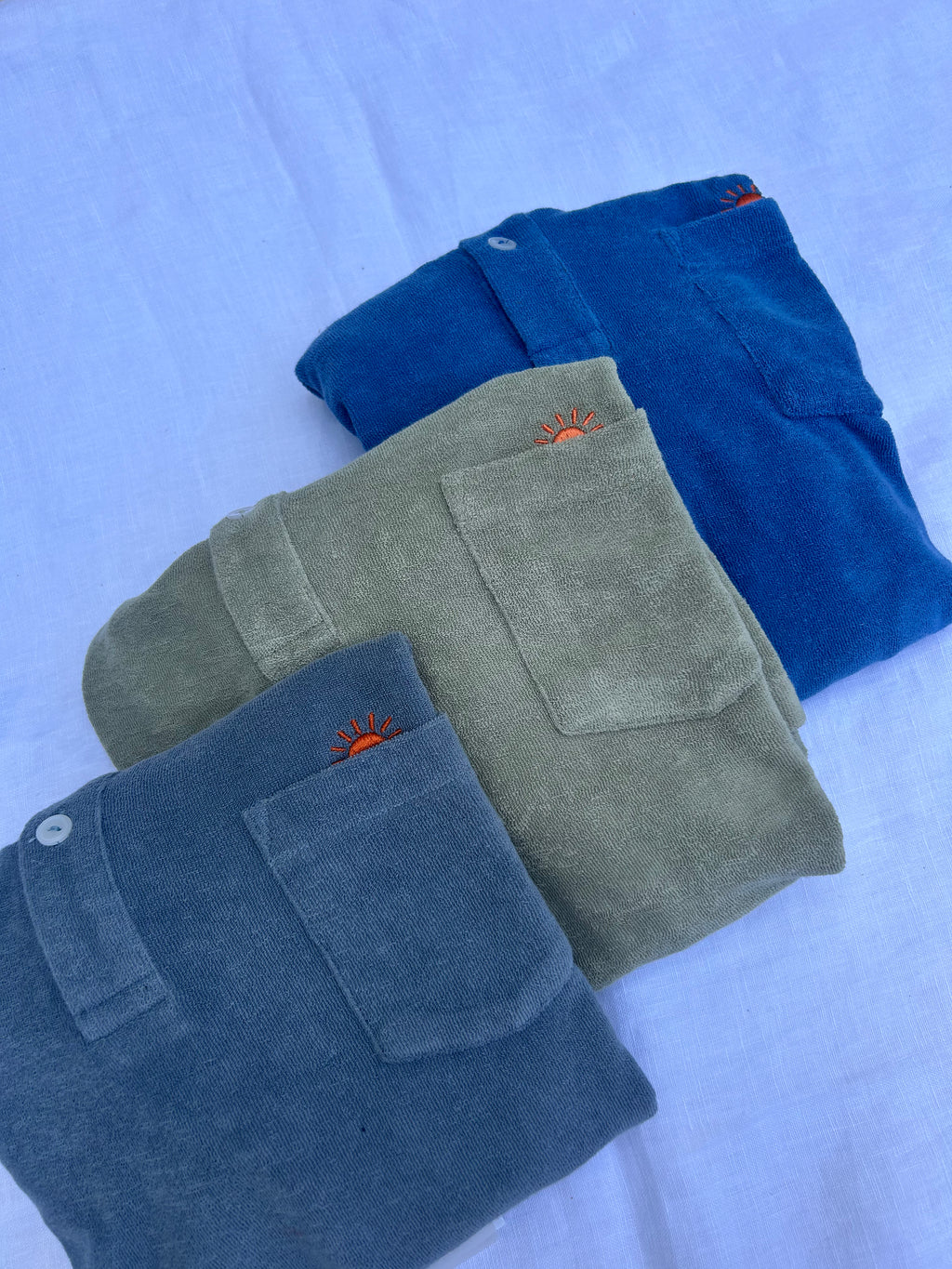 polo SUNRISE green terry