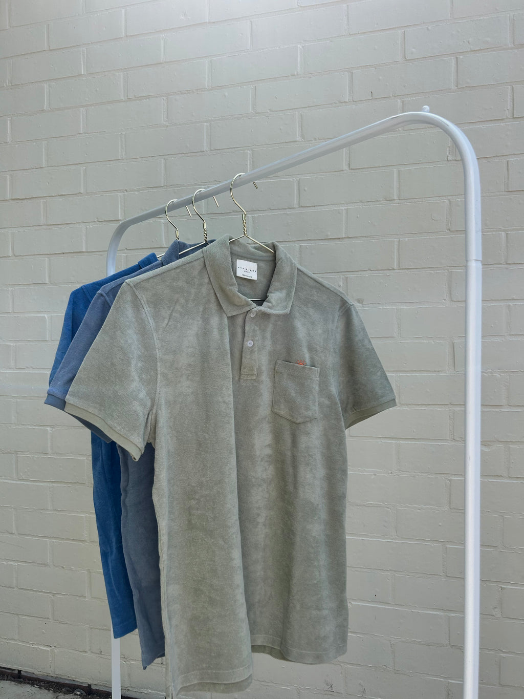 polo SUNRISE green terry