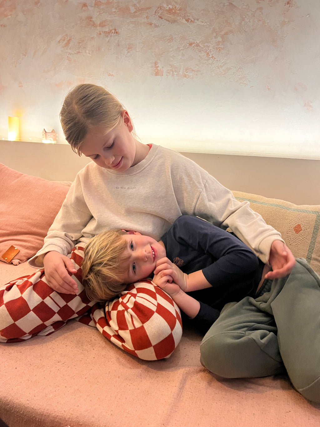 little warm beige TO THE MOON loose fit