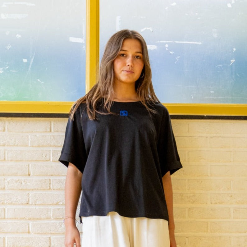 black ER icon loose fit