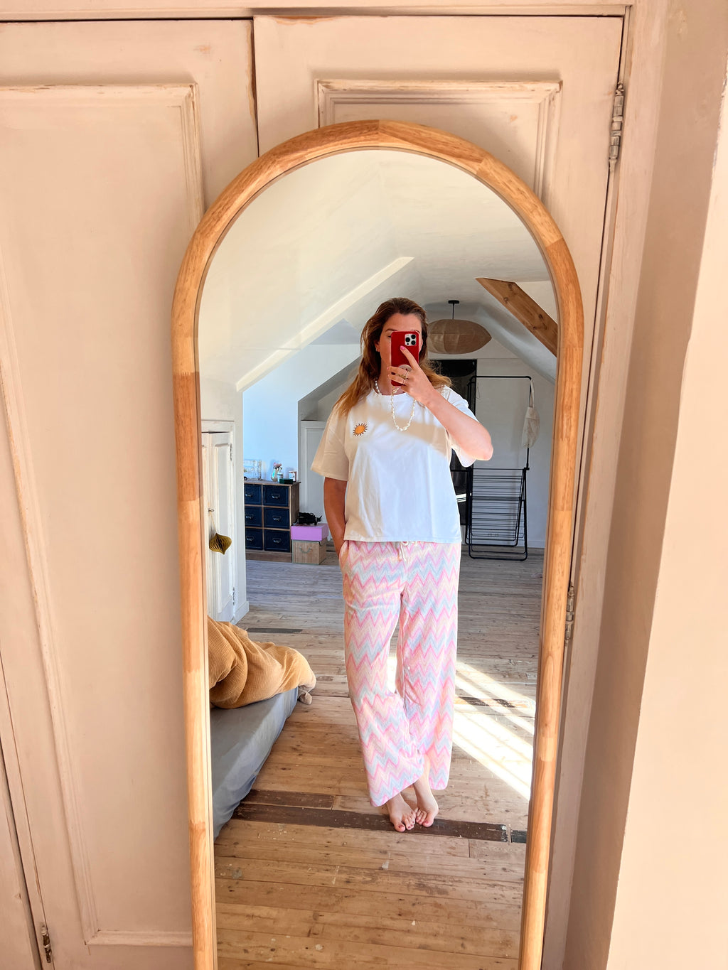 OLIVIA terry pants SOFT PINK