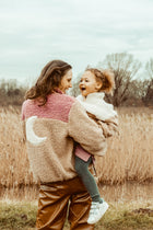 women teddy MOON JACKET cranberry