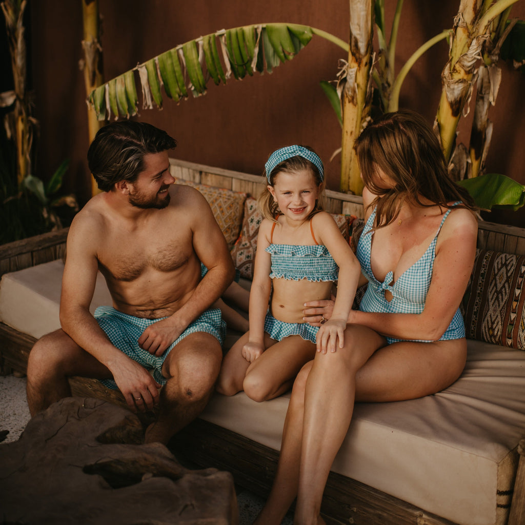 VICHY GREEN girls bikini