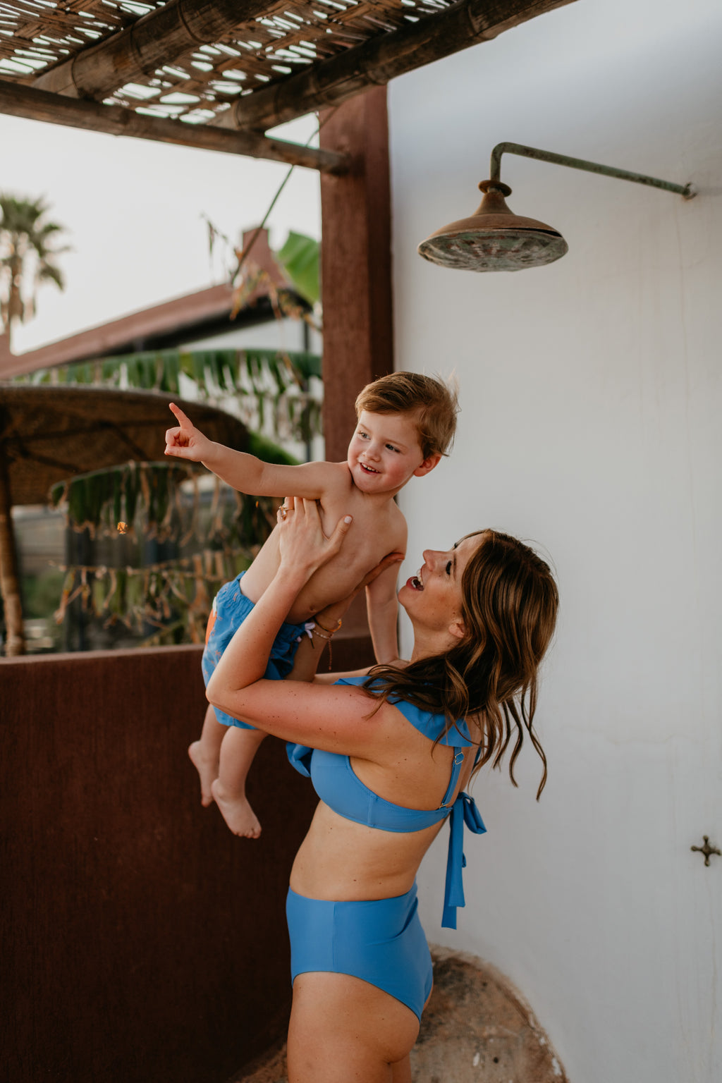 AMALFI BLUE bikini top