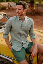 green SUNRISE shirt