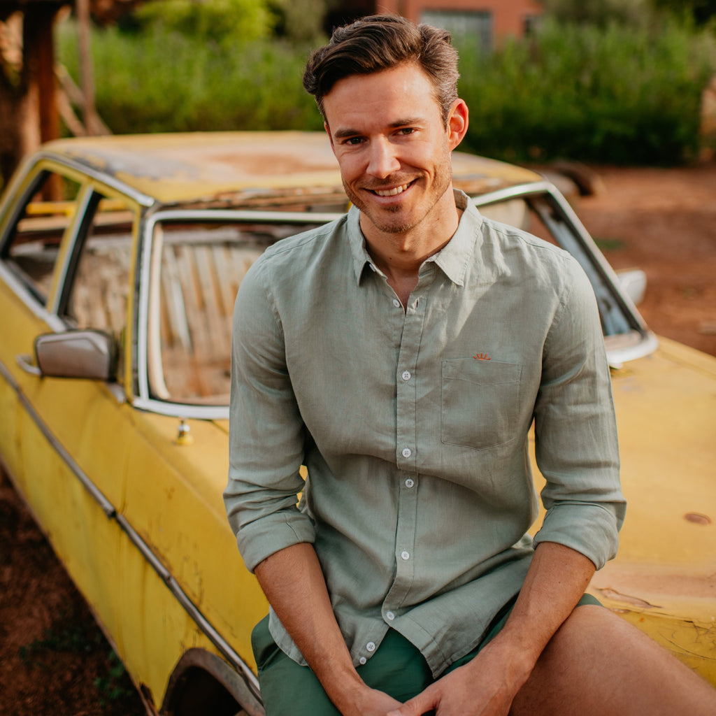green SUNRISE shirt