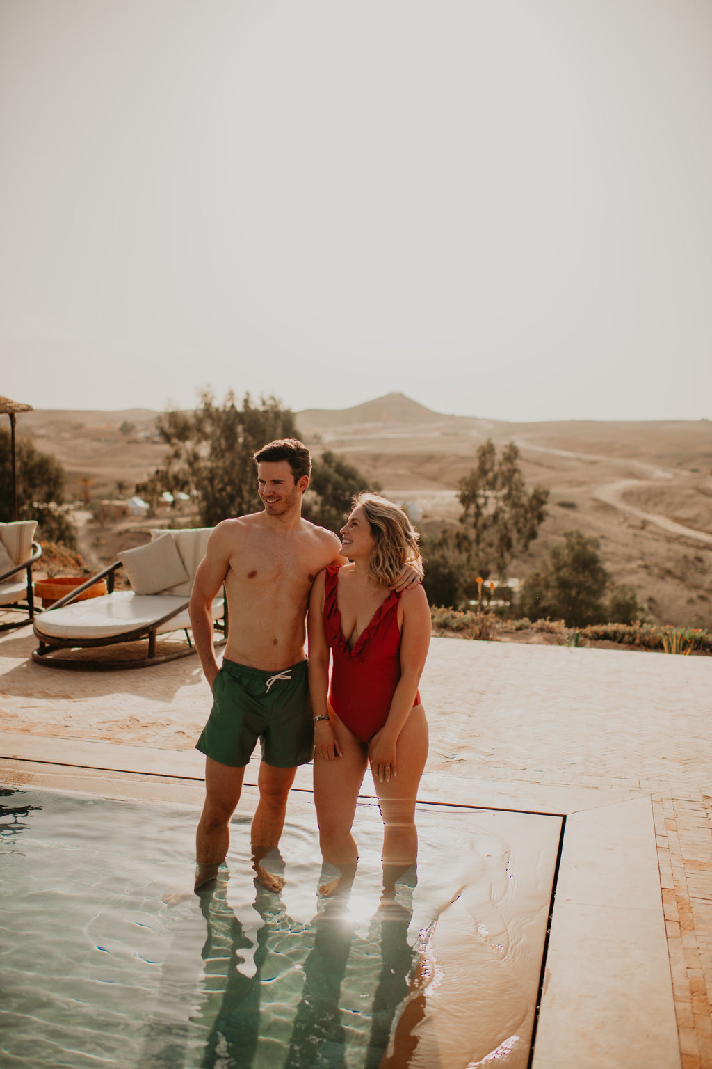 ARMY GREEN swim short