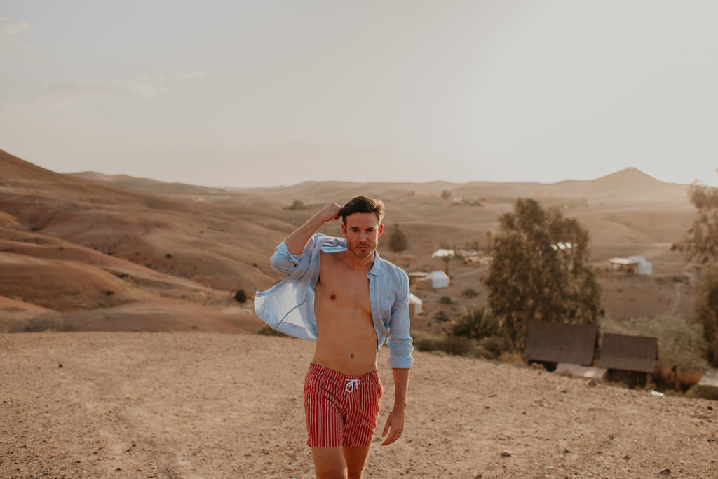 light blue SUNRISE shirt