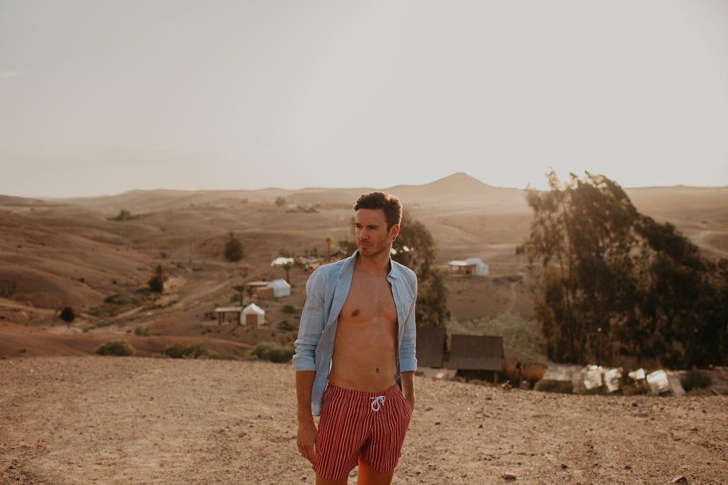 light blue SUNRISE shirt