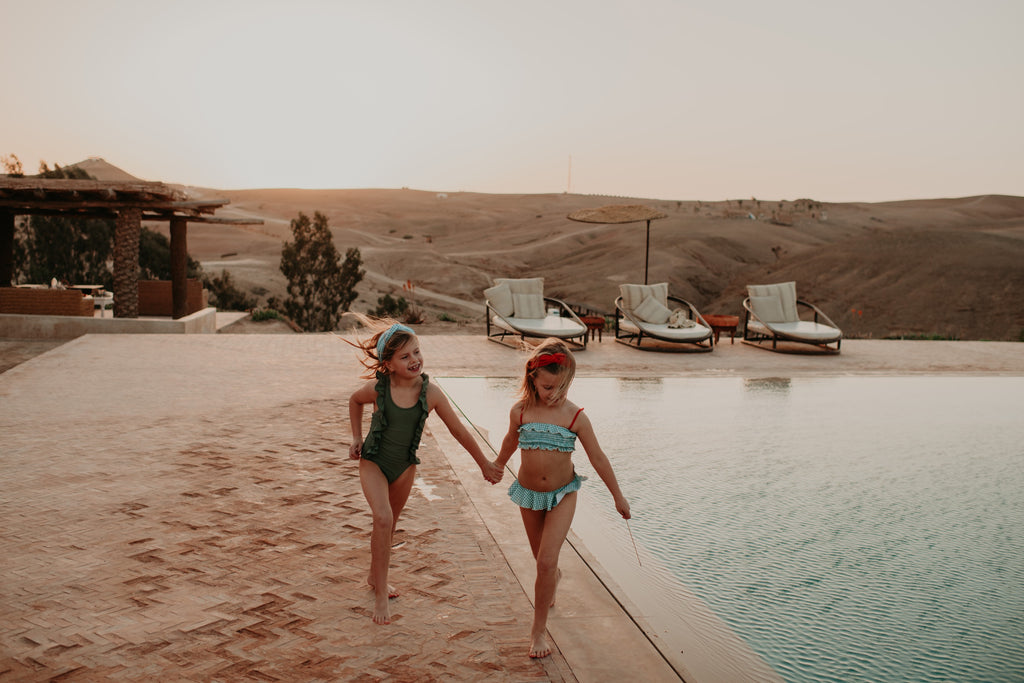 VICHY GREEN girls bikini