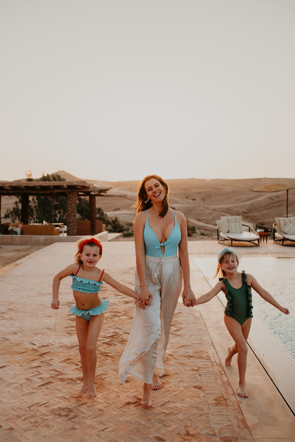 VICHY GREEN bathing suit