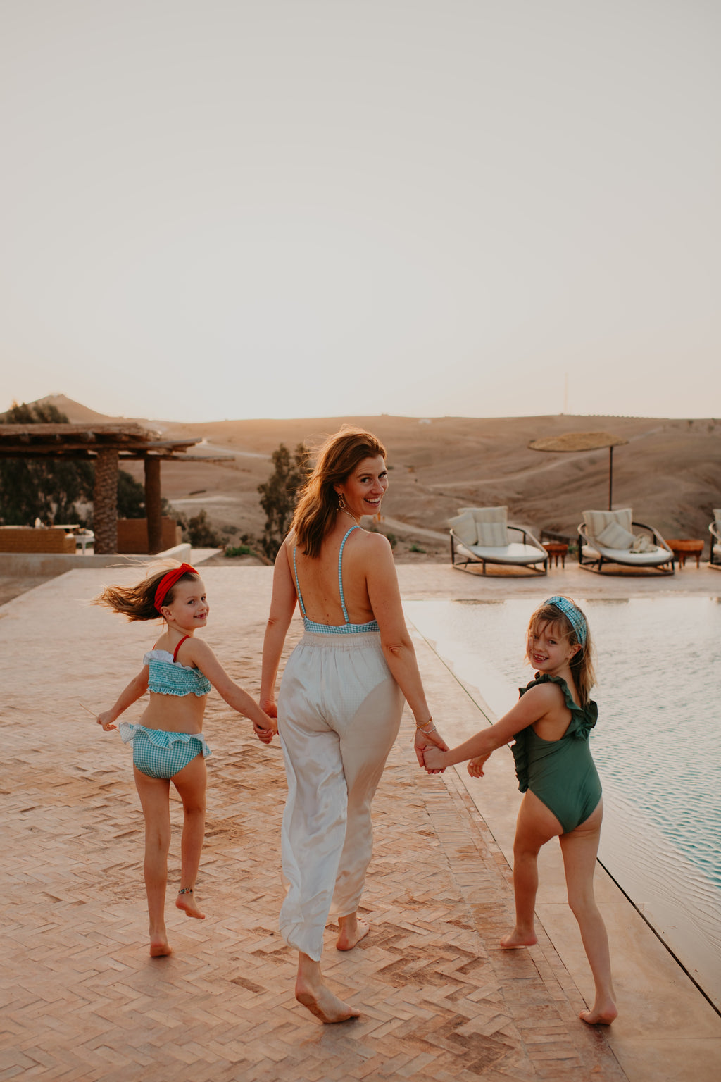 VICHY GREEN bathing suit