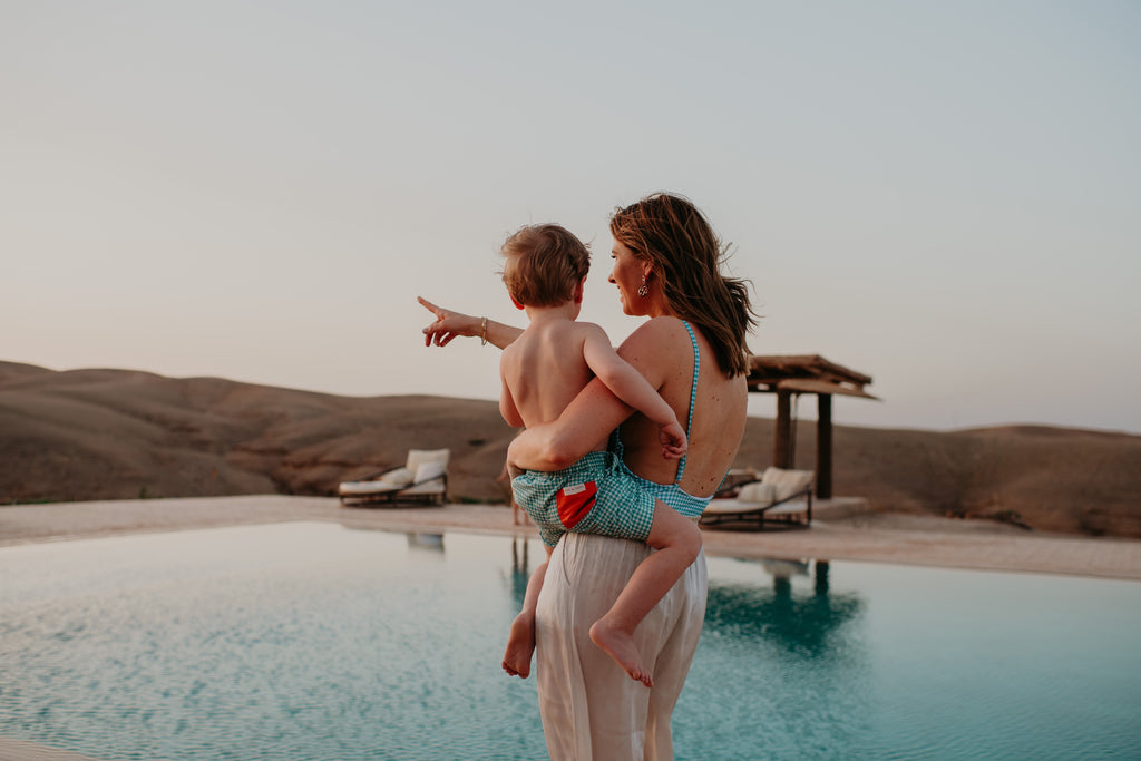 VICHY GREEN bathing suit
