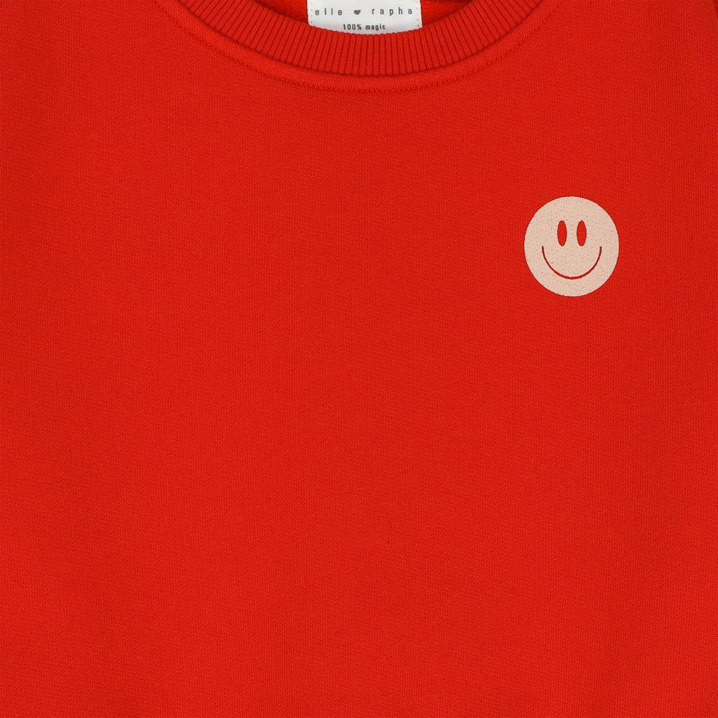 little fiery red NO RISK NO MAGIC loose fit