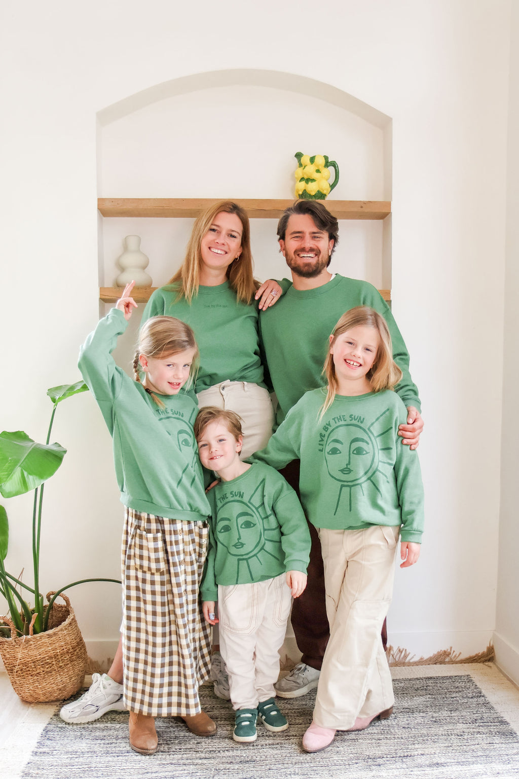 little green LIVE BY THE SUN loose fit