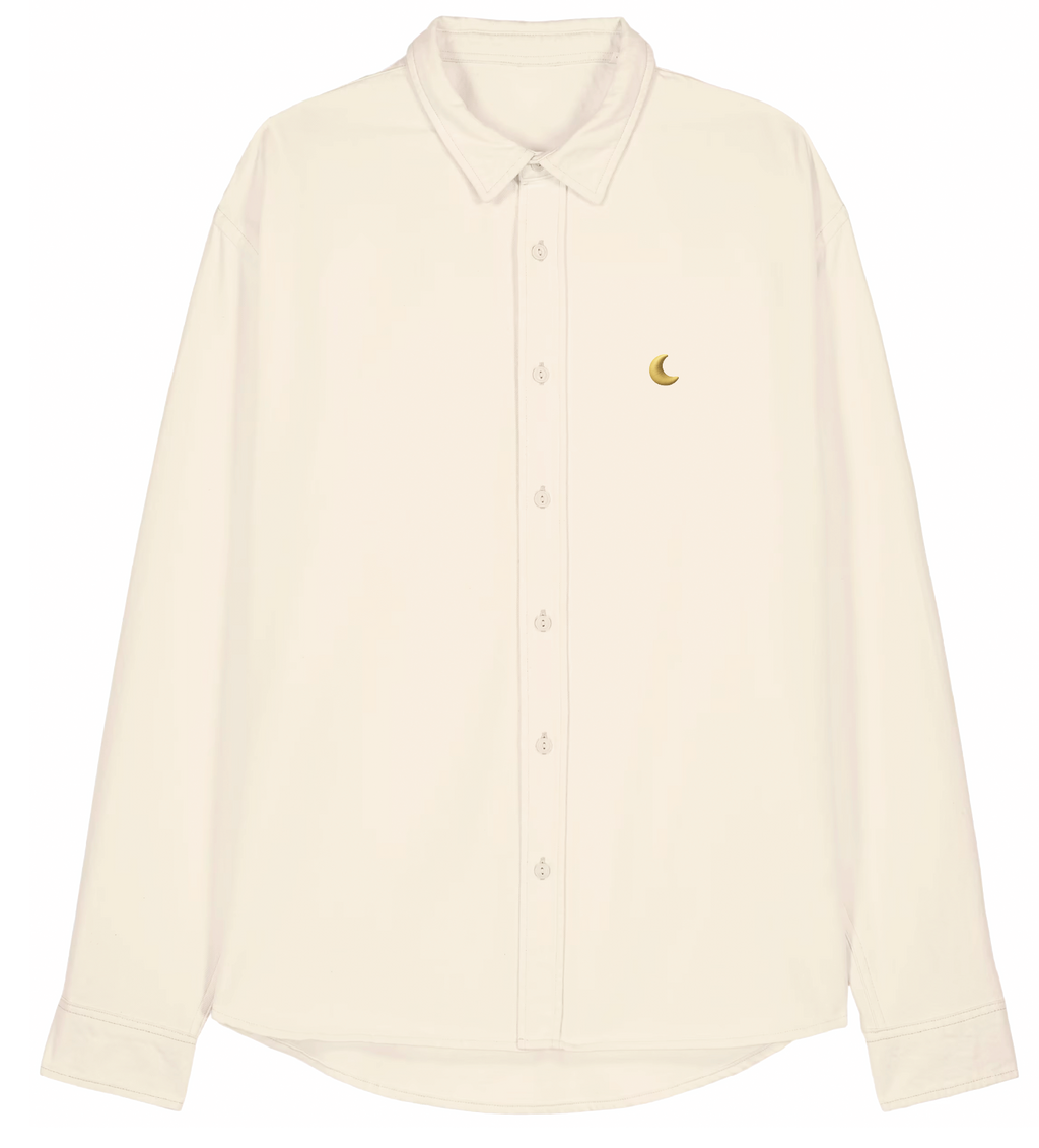 off white gold MOON worker shirt