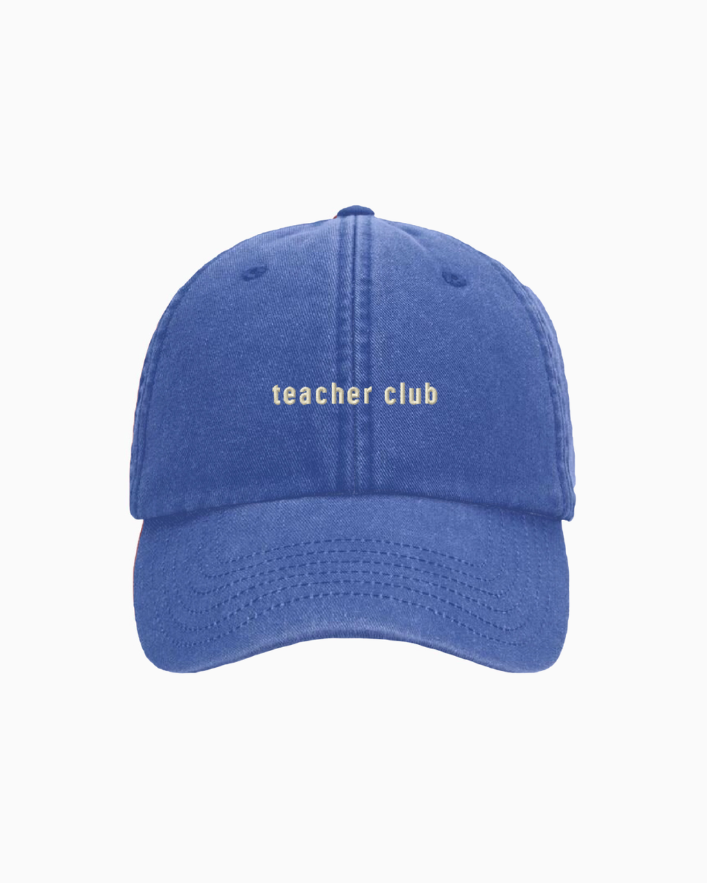 teacher club CAP vintage blue