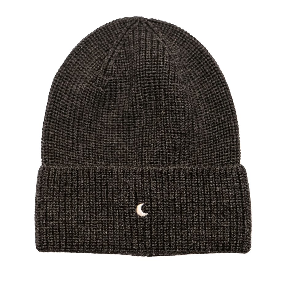 grey moon BEANIE wool