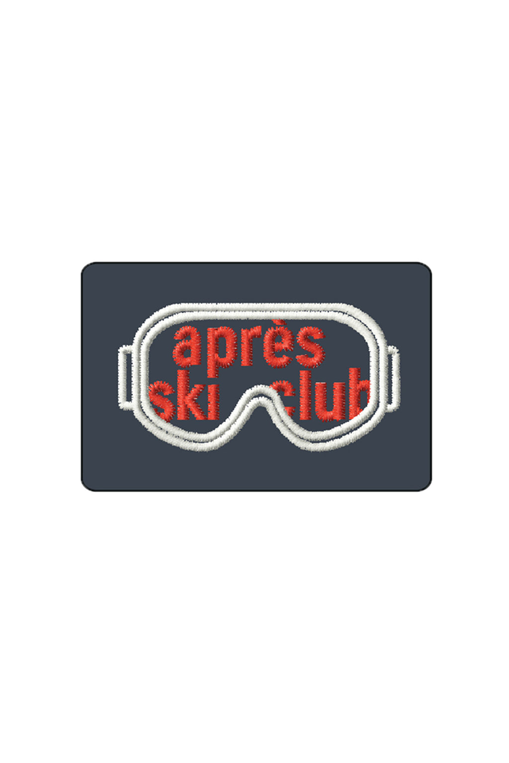 graphite grey APRES SKI CLUB t-shirt