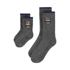 grey TEDDY BEAR kids socks