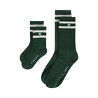 deep green STAR socks kids